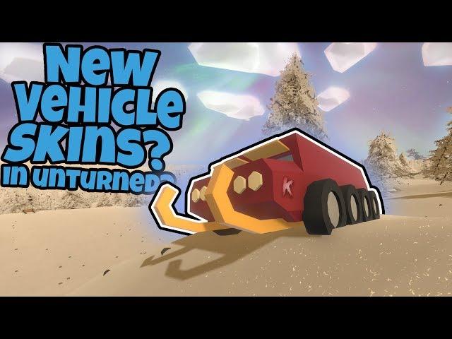 VEHICLE SKINS IN UNTURNED?!?! (UNTURNED 3.22.1.0)