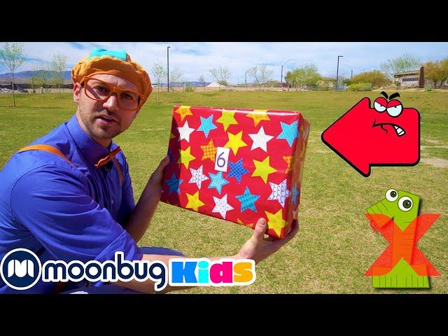 Aprende a contar del 1 al 10 con las cajas - Blippi Españo | Aprende Colores y Objetos