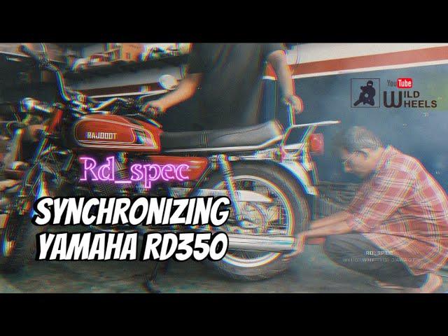 Synchronization by Harshan Aashan: Yamaha RD350 Magic at Wild Wheels Garage!  #rd350 #yamahard350