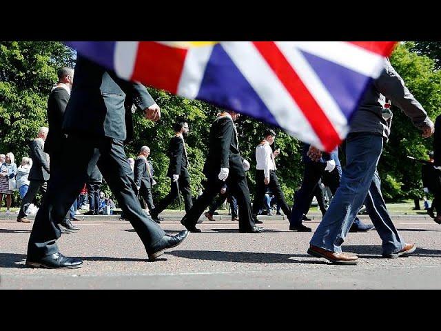 Thousands of Unionists celebrate Northern Ireland's centenary in Belfast