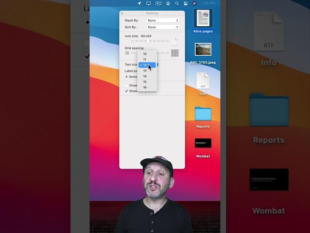 Mac Desktop View Options #Shorts