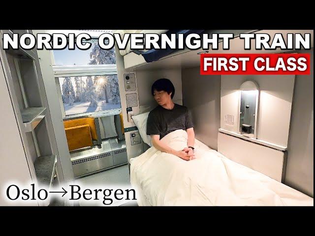 Riding the Norway's Amazing Overnight Train Oslo to Bergen (First Class Private Room!)