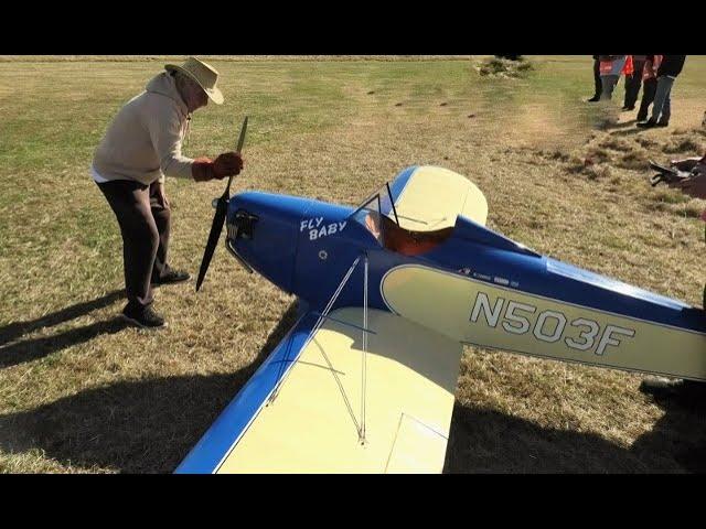 CARF MODELS BOWERS FLYBABY 1/2 SCALE - VALACH VM 210cc - STOW MARIES RC MODEL PLANES EVENT - 2024