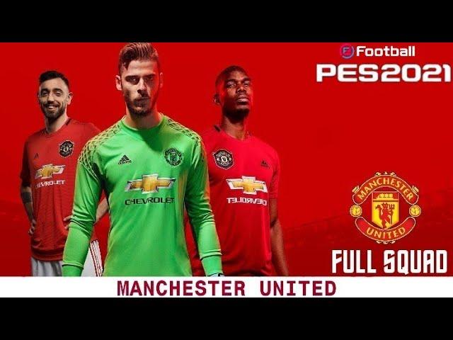 PES 2021 MANCHESTER UNITED Players Overall Ratings (Prediction)