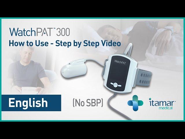 WatchPAT 300 Sleep Apnea Test - Step by Step Video