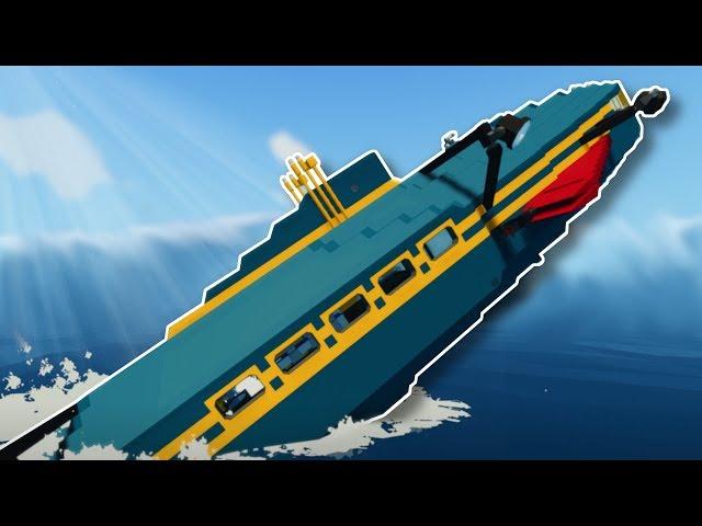 TSUNAMI SURVIVAL IN SUBMARINE! - Stormworks Multiplayer Gameplay