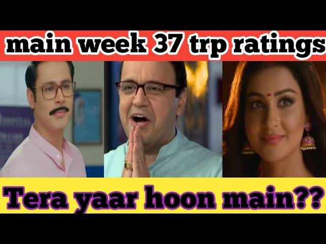 sony sab main week 37 trp ratings