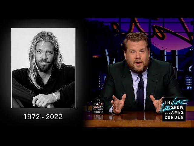 James Pays Tribute to Taylor Hawkins