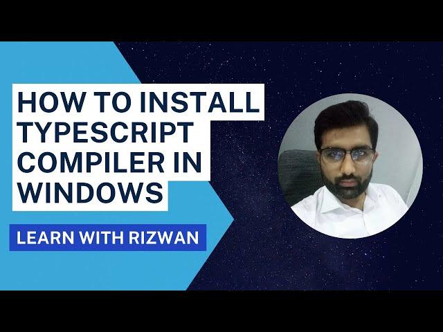 How to install typescript in windows