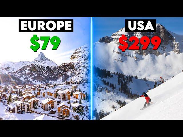 Why Skiing in Europe is WAY Cheaper than the USA