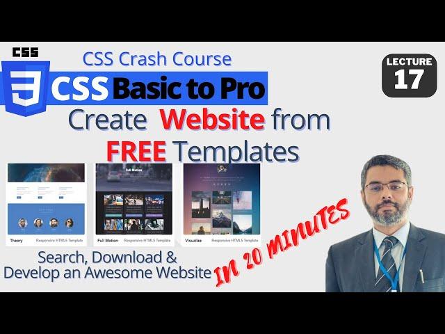 How to Create Website from Templates | How to Download and Edit Website Templates #17