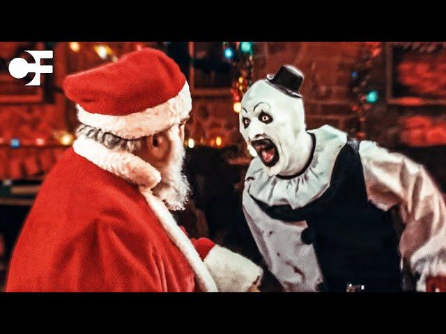 Art The Clown Meets Santa | TERRIFIER 3 (2024) Movie Clip