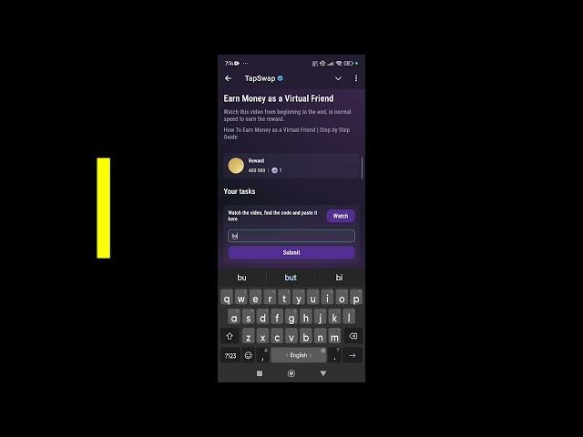 Earn Money as a Virtual Friend | Tapswap Code | How To Earn Money as a Virtual Friend | Step by step