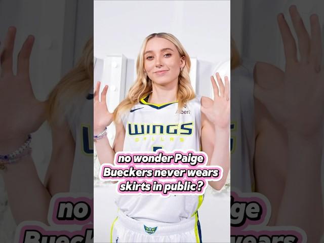no wonder Paige Bueckers never wears skirts in public#usa #wnba #basketball #paige #sports #athlete