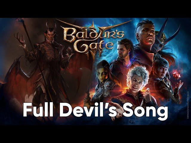 Baldur's Gate 3 Devil Song. Full Song from Fight with Devil in Hell