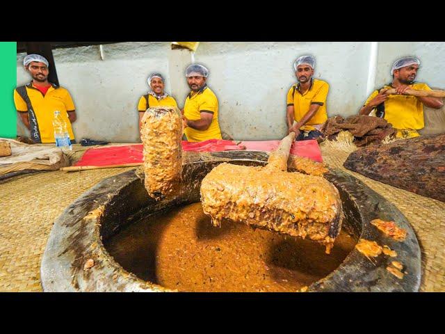 India’s Mega Street Food Factories!! Hyderabad Haleem & Biryani!!