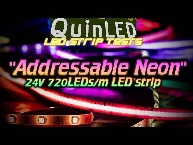 QuinLEDAmazing 2023 "Addressable Neon" LED strip!