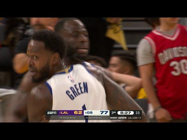 Explain: JaMychal Green punishes LeBron Lakers defense overplaying Steph Curry in Game 2