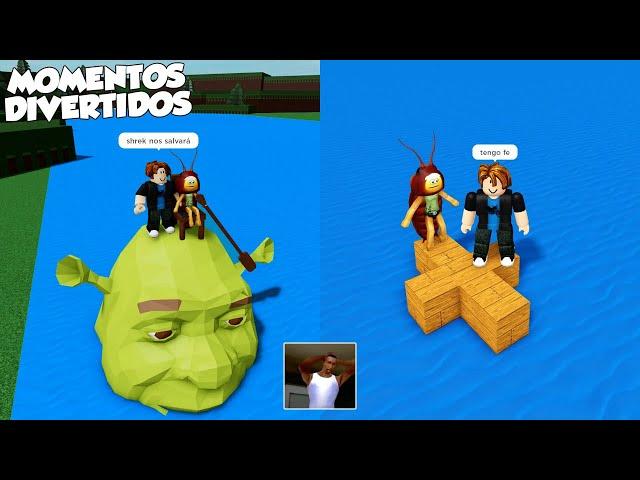 CONSTRUYE UN BARCO MOMENTOS DIVERTIDOS (ROBLOX) #BUILDABOAT