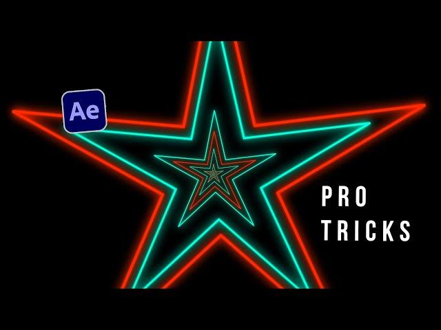 Colorful Infinite Tunnel Loop in Adobe After Effects Using Any Shape