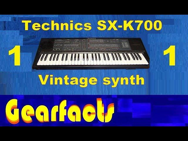 Technics SX-K700 synthesizer demo and review