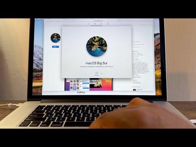 Update macOS on your OLD MacBook Pro laptop from High Sierra to Big Sur FREE