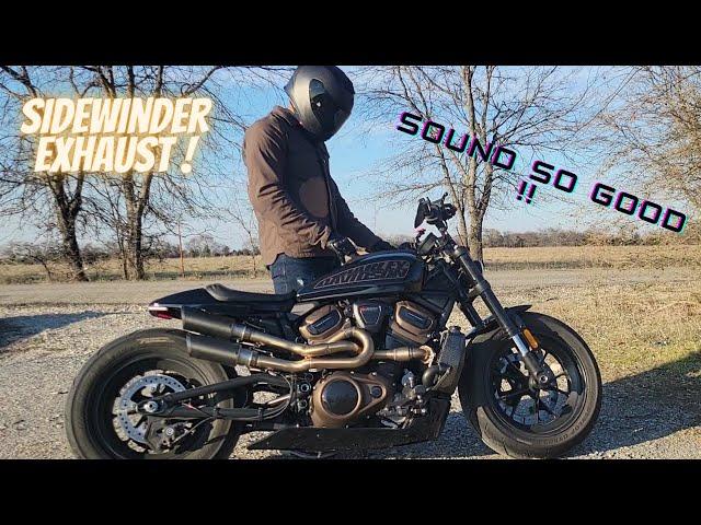 Harley Sportster S Sidewinder exhaust