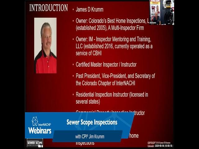 152. Sewer Scope Inspections with CPI® Jim Krumm