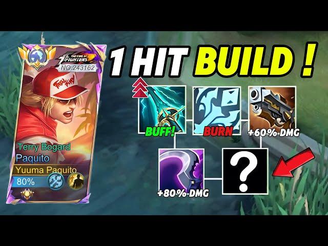 THE BEST PAQUITO 1 HIT BUILD IS 100% BROKEN!! (Auto win!!) - Mobile Legends