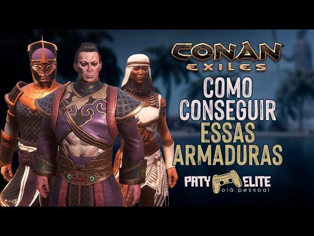 Como Conseguir Essas Armaduras #conanexiles #patyelite #armaduraconan