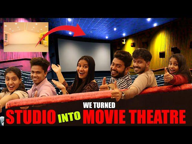 WE TURNED OUR STUDIO INTO A MOVIE THEATRE | DREAM COME TRUE MOMENT ️ | PULLOTHI