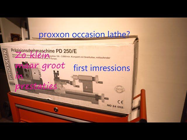 proxxon pd 250E tweedehands unboxing  (english ish subs available)