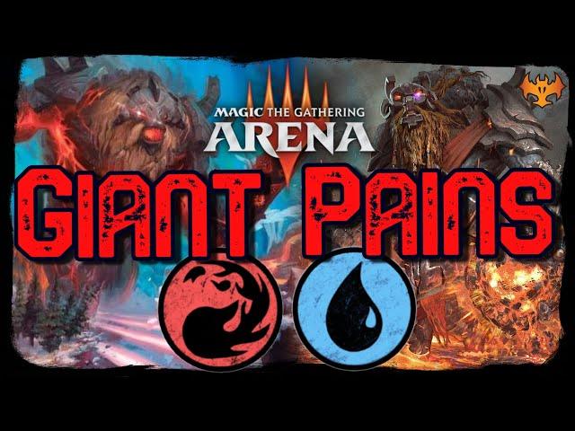 Massive ANTI-META Attack | MTG Arena - Izzet Mythic Tier Giants Tribal Anti Life Gain Smash and Burn