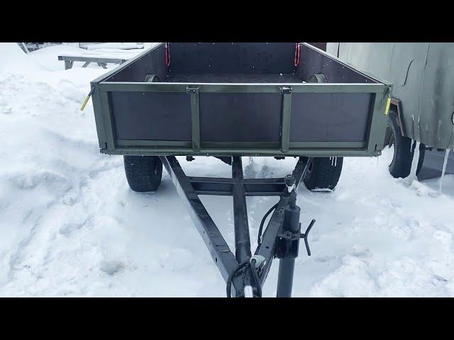 Прицеп для УАЗ своими руками. DIY SUV trailer