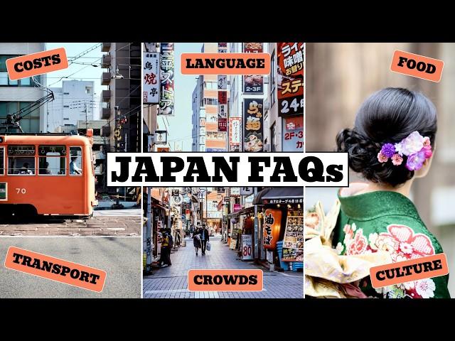 FIRST Time Concerns for Visiting JAPAN - Costs, Transport, Crowds, Language, Food