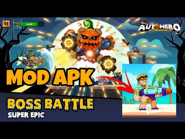 AUTO HERO MOD APK GOD MODE [ ANDROID GAMEPLAY ]