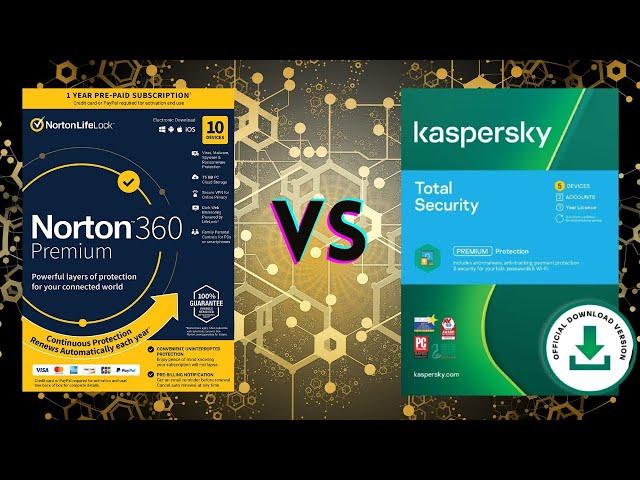 Norton 360 Premium vs Kaspersky Total Security | Antivirus Review 2021 | Based Upon Data