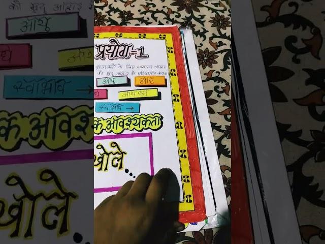 #class 12 HOME SCIENCE PROJECT file kaa first practical # Home science