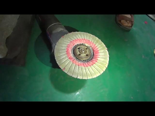 Z-LION DIAMOND GRINDING FLAP DISC FROM CHINA MANUFACTURER TEST