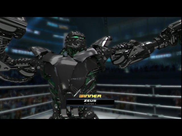 Real Steel World Robot Boxing-Zeus destroys:Metro,Ambush,Noisy Boy,Midas,Twin Cities,Atom