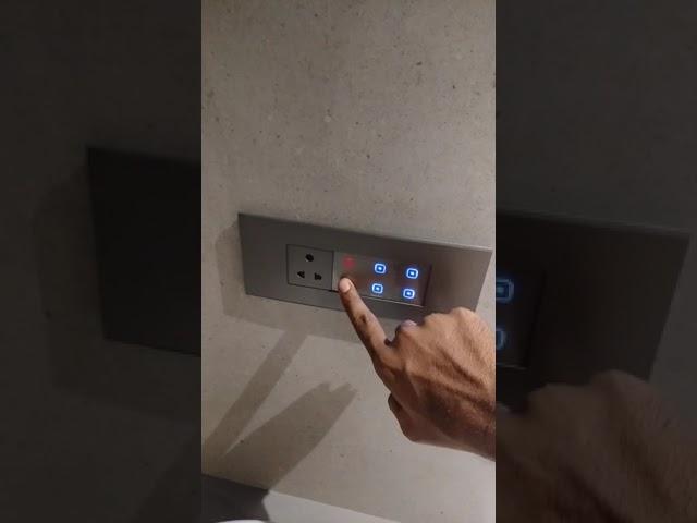 Touch Switch Board For Control Home Lighting And Fan