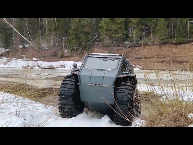 Вездеходы ВЕДУН.  Реальная обкатка!