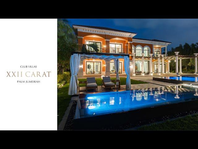 XXII Carat | A stunning beachfront 7 bedroom suites villa on the Palm Jumeirah with a dazzling view.