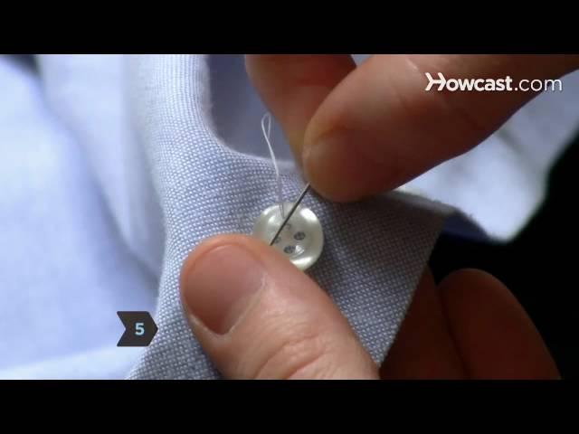 How to Sew a Button by Hand