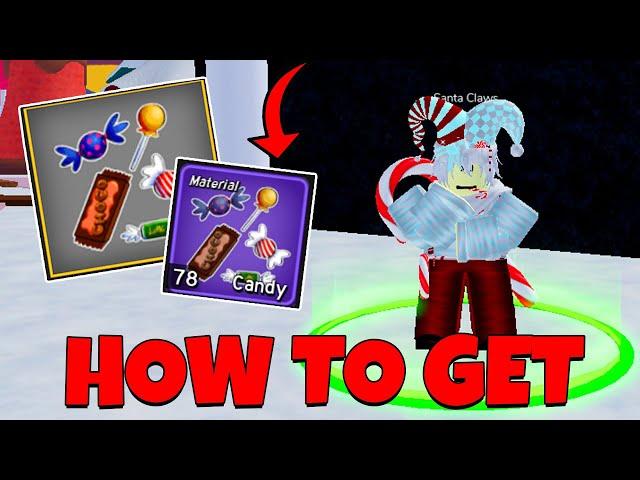 HOW TO GET & USE CANDY in BLOX FRUITS! ROBLOX