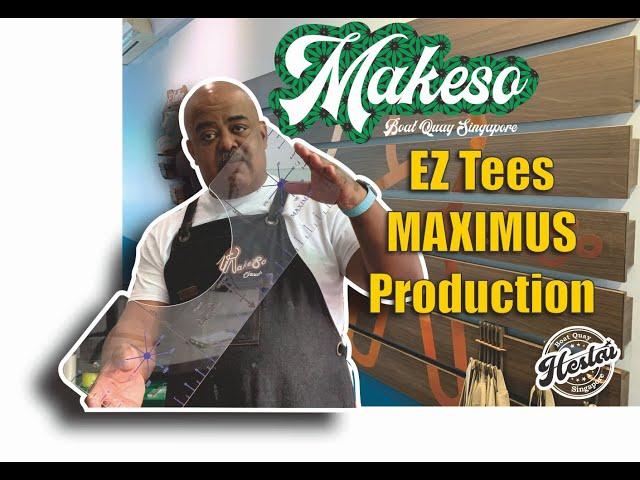 T-Shirt Tutorial : Tee Shirts Alignment  Tool EZ Tees Maximus Production Fast Time