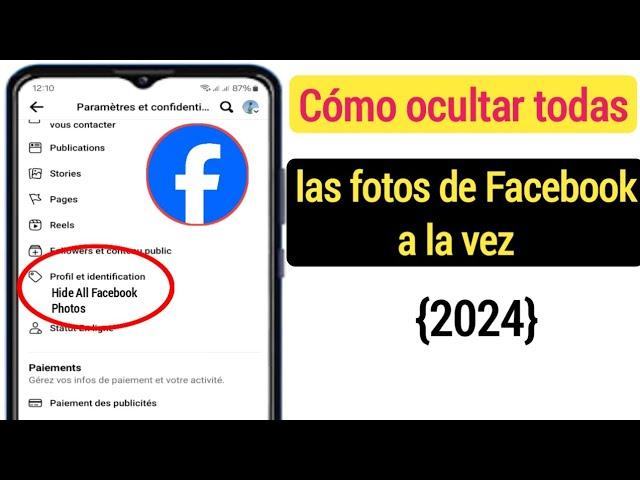 Как скрыть все фотографии Facebook одновременно (2024) |  Скрыть фотографии Facebook Да