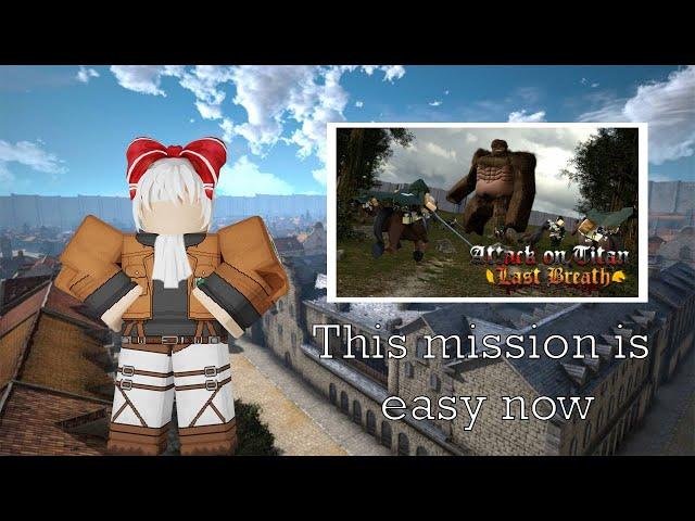 The beast titan mission is easy now | Attack on titan Last Breath