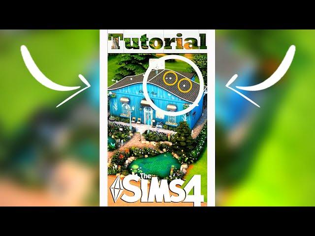  Как сделать дополнительные курсоры на крыше в Симс 4?The Sims 4 Roof Tutorial#shorts #short