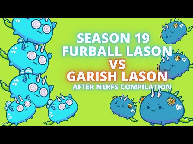 GARISH VS FURBALL POISON PVP GAMEPLAY AXIE